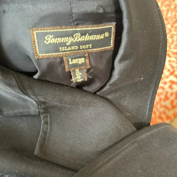 Tommy Bahama Extra Soft 100% Silk Sport Jacket Blazer Black Size large - Picture 3 of 8
